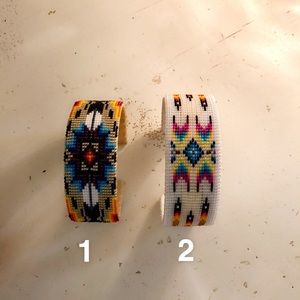 Handmade One-A-Kind Indian Beaded Bracelets